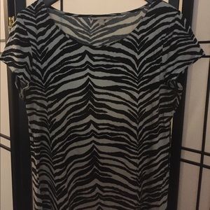 Zebra print shirt